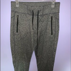 Gray athletic joggers